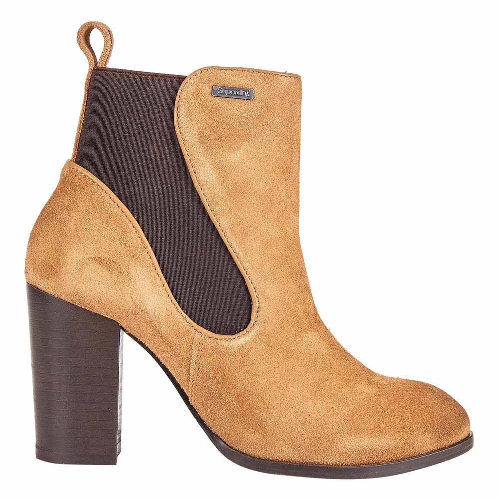 superdry fleur heel chelsea ankle boot