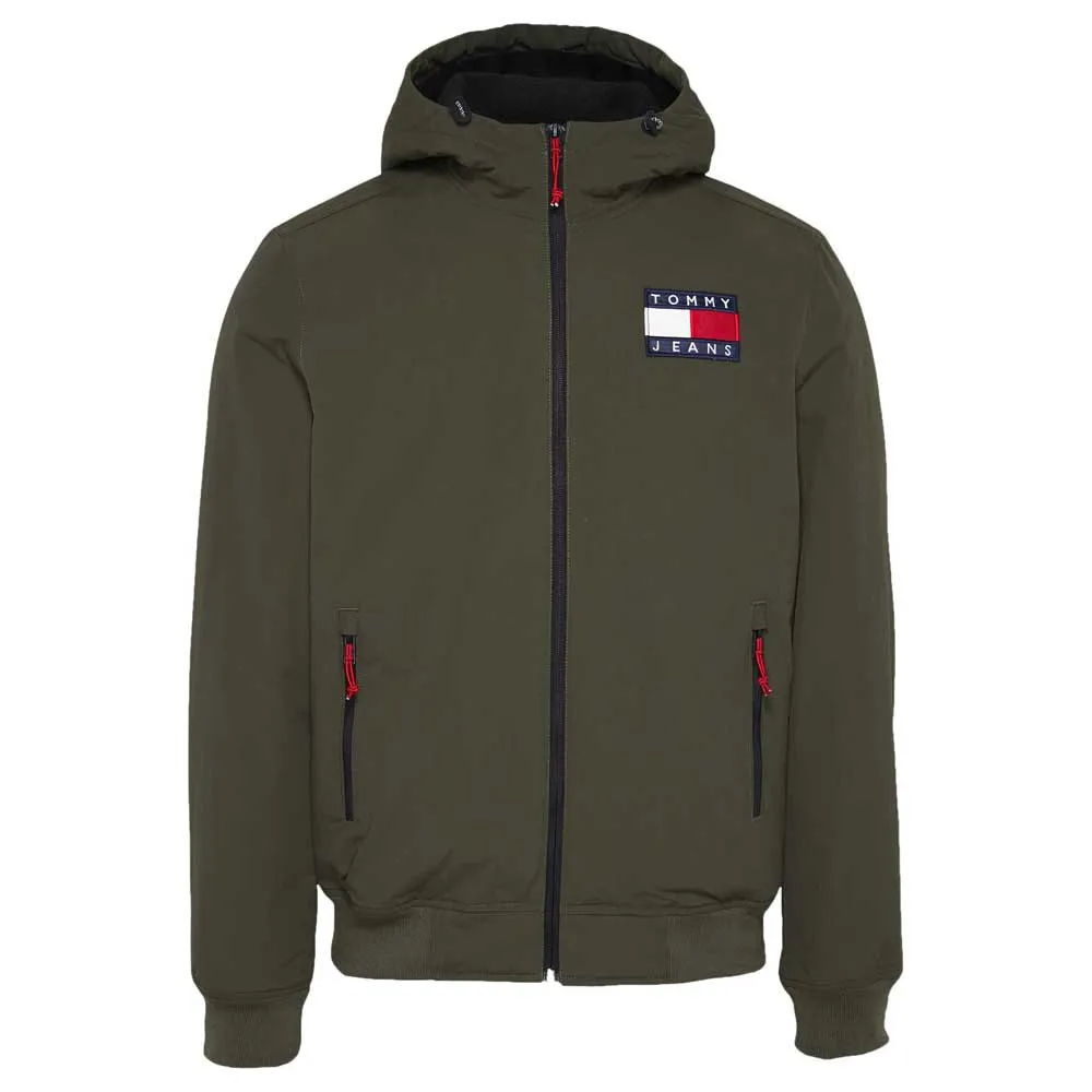 tommy hilfiger padded nylon jacket
