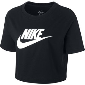 Nike Sportswear Essential Icon Futura Crop Kurzarm T-Shirt