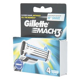 Gillette Mach3 Navullingen Voor Scheermesjes 4 Eenheden