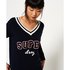 Superdry Super Logo Vee Knit Sweater