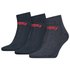 Levi´s® Calcetines Batwing Logo Mid 3 pares