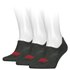Levi´s ® High Rise Batwing Logo no show socks 3 Pairs