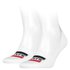 Levi´s® Rise Sportwear Logo Footie Low sokker 2 par